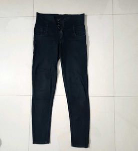 High Waisted Black Jeans For Women