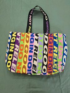 H&amp;M Colorful Graphic Tote Bag