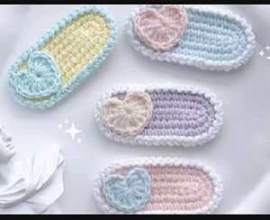 Crochet Bow Hair Pin/Clip