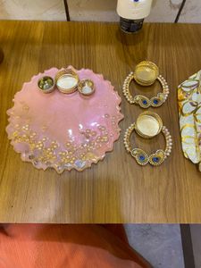 Decorative Pooja Thali Set