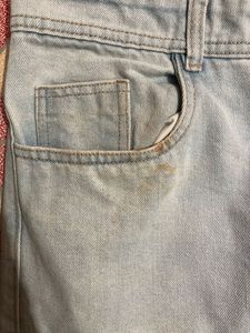 Light Wash Cargo Jeans