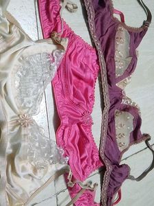 Lace Detail Bras - Set of 3