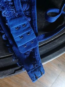 Blue Lace Lingerie Set
