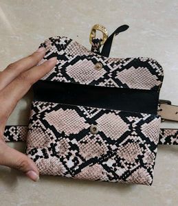 Snake belt bag