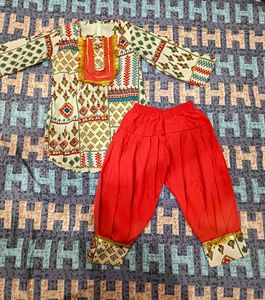 Girls Ethnic Set ( kurta pant)