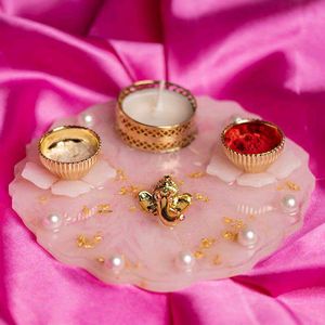 Resin Pooja Thali