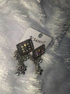 Sanvi Silver Earrings