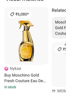 Moschino Gold Fresh Couture