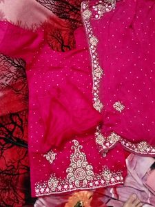 Heavy Embroidered Kurta Salwar With Dupatta