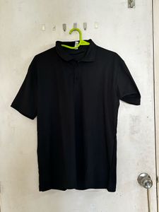 Men&#39;s Black Polo Shirt - Size XL