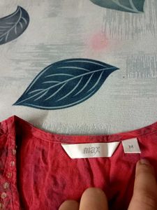 Red❤️ Printed Kurti✨