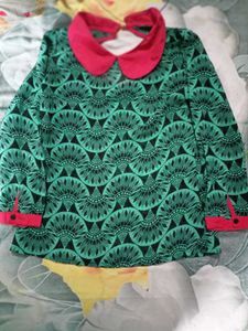Retro Patterned Blouse Pack Of 2