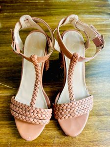Chic Braided Heels in Brown - Elevate Your Style