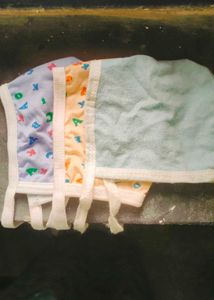 New Born Cotton Caps (0-5 Months) Pack Of 6