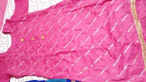 Ethnic Kurta Set with new saree