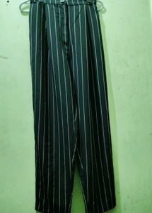 Striped Black Pants
