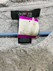 🔖New With Tag Sweater Crochet Detailing A