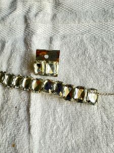Crystal Necklace &amp; Earring Set