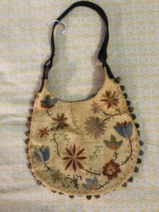 Boho Hand Embroidered Handbag