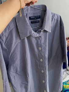 Striped Button-Down Shirt