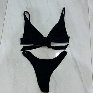 Black Two-Piece Swimsuit