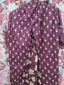 Floral Print Kurta Pillzo Set With Dupatta