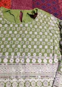 Elegant Green Kurta set , no dupatta