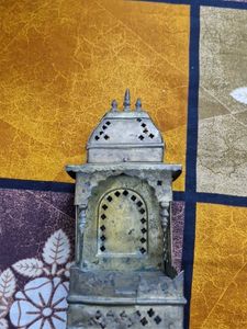 Old Brass Handmade  Mandir From Maharashtra Fort