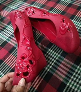 Red Rubber Belly For Women