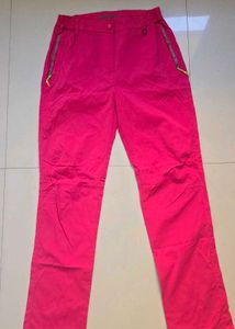 Pink Casual Trousers