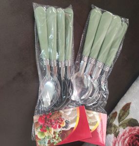 Light Weight Spoon Set Of Last 6pcs On Discount,Pls Read Description Carefully