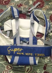 Baby Caring Bag With Handmade Stone Slogan Belt