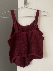Red Crop Top