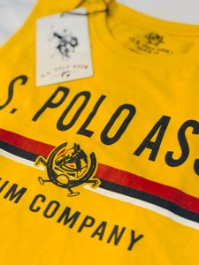 U.S. Polo Assn. Yellow Tee