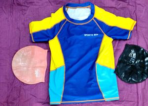 Swimming costume tshirt