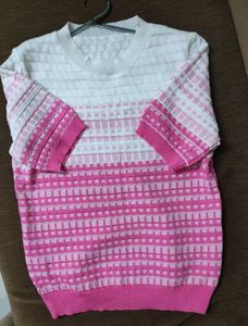 Pink Ombre Knit Top