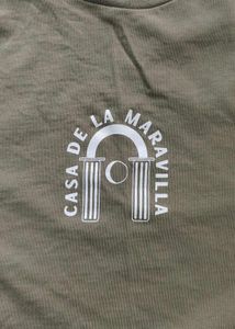 ASOS _ Graphic Print T-Shirt OLIVE