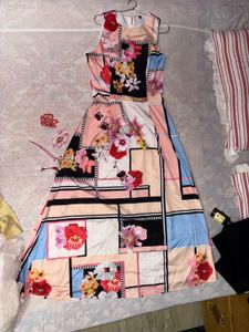 Floral Patchwork Maxi Dress