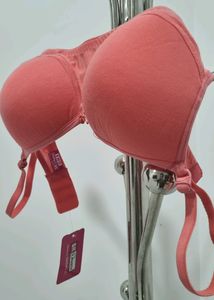 Lightly Paded Peach Coloured Bra(32 Bust)