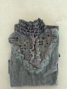 Ruffled Embellished Top