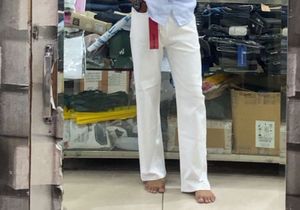 Stylish White Men&#39;s Jeans