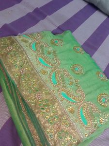 embroidery saree