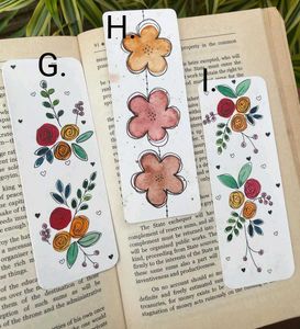 HAND PAINTED BOOKMARKS pt.01