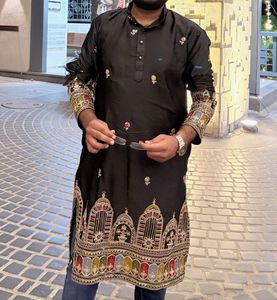 Elegant Black Kurta