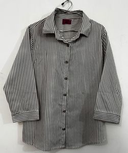 Striped Button-Down Shirt