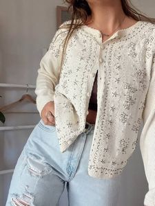 Vintage Embellished Cardigan