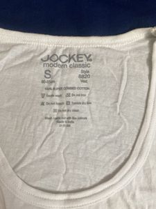 ( 5no ) (s ) White Jockey Tank Top never used