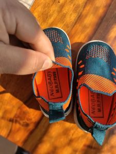 Super Cool Daily Use Blue And Orange Shoes
