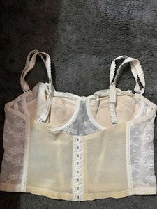 Imported White Corset Top