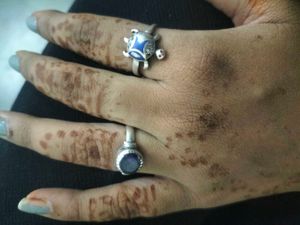 2 Rings Of Pure Silver